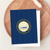 Fan Frenzy Gifts UC Davis Aggies Officially Licensed Crest Blue Thank You Card 10-pack
